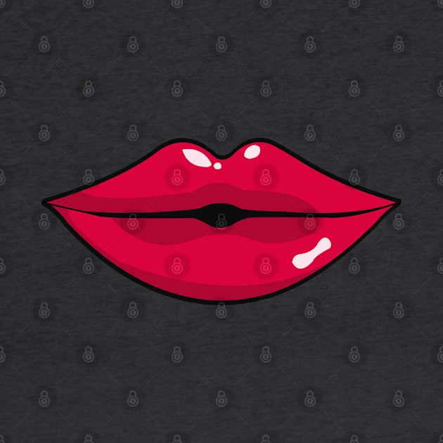 sexy mouth - red lipstick by persa